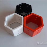 3 lanterne modernariato design Grigato anni 70