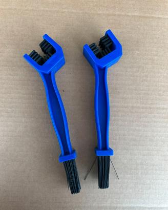 Set due spazzole per pulizia catena Bici