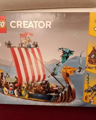 Lego nave vichinga Creator 3 in 1 - 31132 9+