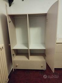 Culle e armadio Pali, anche separatamente