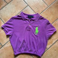 Polo Ralph Lauren Croppata - Logo Grande