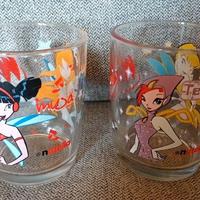 Nutella lotto 2 bicchieri Winx Club vintage