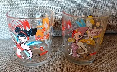 Nutella lotto 2 bicchieri Winx Club vintage
