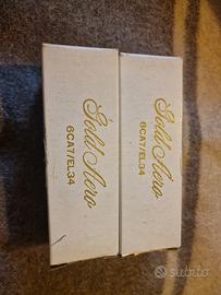 Valvole EL34 coppia Gold Aero Rare anni 90