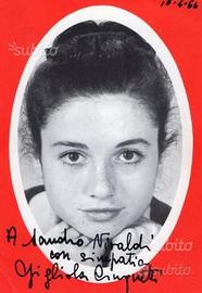 Foto con dedica e autografo Gigliola Cinquetti