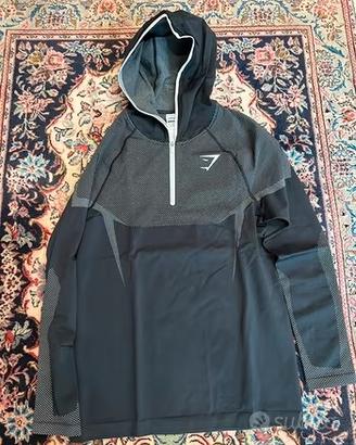 Felpa Gymshark Onyx 5.0 Seamless Hoodie