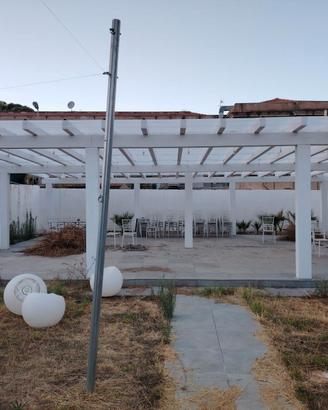 portico legno lamellare