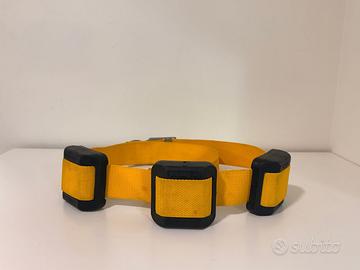 Cintura da Sub Gialla con 3 Pesi