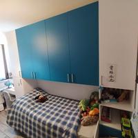Letto con armadio a ponte