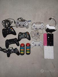 vari controller per ricambi ps1 psone xbox 360 wii