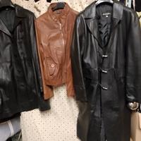 stock 11 giacche giubbotti in vera pelle donna uom