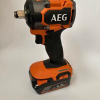Avvitatore a impulsi AEG + 2 batterie 18V 4.0AH