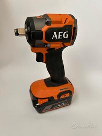 Avvitatore a impulsi AEG + 2 batterie 18V 4.0AH