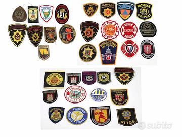 Fregi divise da pompieri varie nazioni