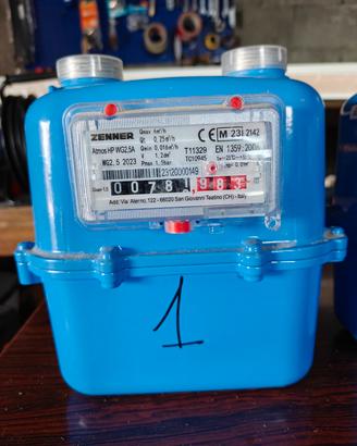 CONTATORI GAS GPL ZENNER ATMOS HP WG2,5A