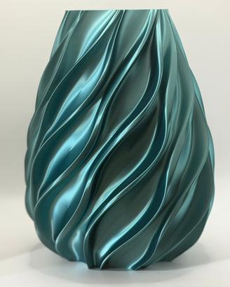 Vaso Onda colore ottanio
