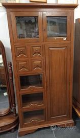 ANTICA CASSETTIERA PASTAIA DA NEGOZIO IN NOCE