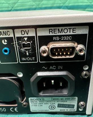 Videoregistratore Sony Dsr 20 p