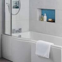 Nuova vasca da bagno d'arredo assimetrica 