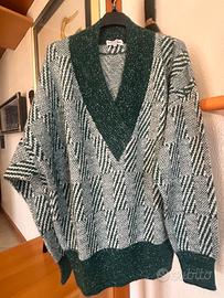 Maglia in lana con lurex argento Louis Feraud 46