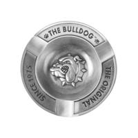 Posacenere The Bulldog in metallo con Logo in rili