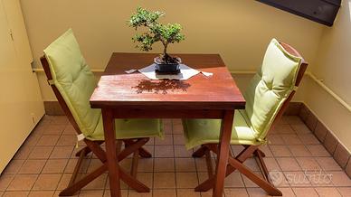 Tavolo con sedie per esterno/gazebo