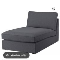 Ikea Kivik Chaise lounge grigio