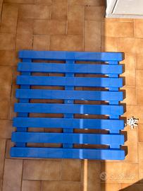 Pedana doccia blu in plastica