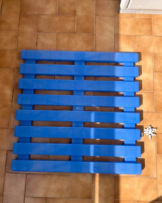 Pedana doccia blu in plastica