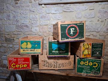 Cassette frutta vintage 🍓🍑🍐 "Rio Negro" 🍐🍑🍓
