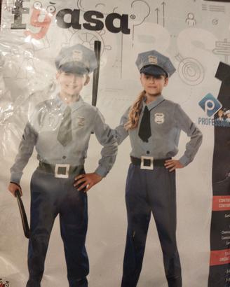 vestito di carnevale poliziotto 