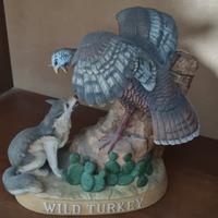 Wild Turkey rara ceramica da collezione 1986 piena