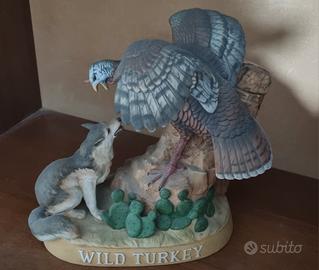 Wild Turkey rara ceramica da collezione 1986 piena