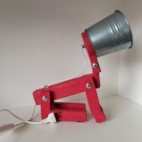 Lampada artigianale a forma di cane
