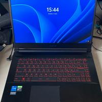 MSI GF63 Gaming Laptop i7 GTX1650 SSD 512GB 15.6”