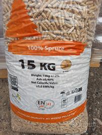 Pellet Abete Bianco 4.80 al sacco 