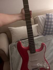 Chitarra elettrica Fender Squier Cherry Red