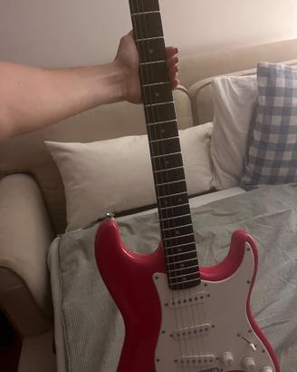 Chitarra elettrica Fender Squier Cherry Red
