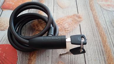 lucchetto per bicicletta nuovo 