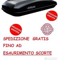 Box auto portabagagli Farad Crub 450 litri nero