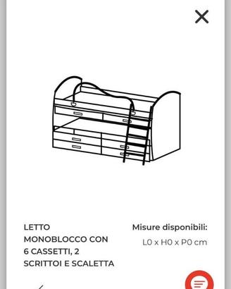 Cameretta Monoblocco