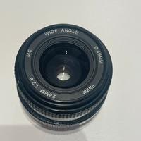 Obiettivo VIVITAR 28mm, attacco MC Minolta