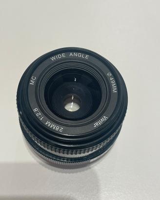 Obiettivo VIVITAR 28mm, attacco MC Minolta