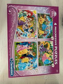“CLEMENTONI” 4 PROGRESSIVE PUZZLES