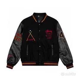 Giacca da baseball in cotone Stussy