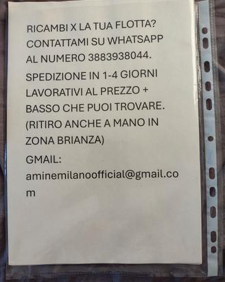 Ricambi Z la tua flotta