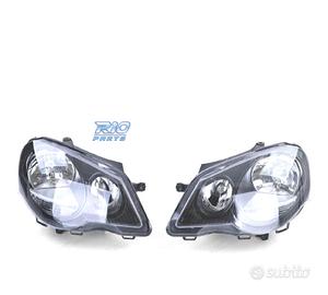 FARI VOLKSWAGEN VW POLO 9N3 05-09 COLORE NERO OPAC
