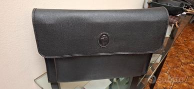 busta pelle NERA "Trussardi"