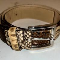 Cintura vero Pitone h 3,5 cm