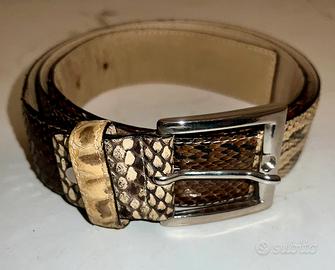 Cintura vero Pitone h 3,5 cm